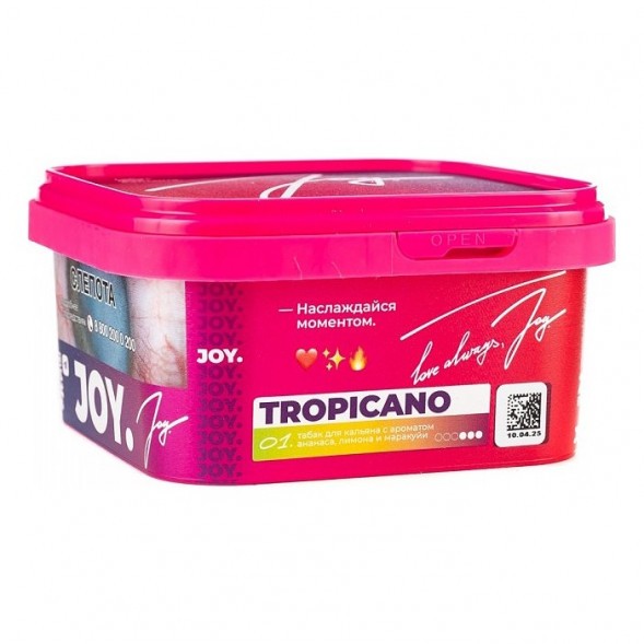 Табак Joy - Tropicano (Ананас, Лимон и Маракуйя, 200 грамм) купить в Перми