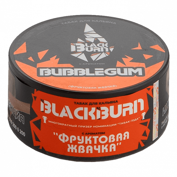 Табак BlackBurn - Bubble Gum (Фруктовая Жвачка, 25 грамм) купить в Перми