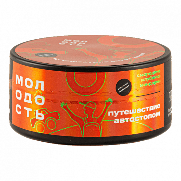 Табак Молодость - Путешествие Автостопом (Смородина, Клубника, Мандарин, 100 грамм) купить в Перми