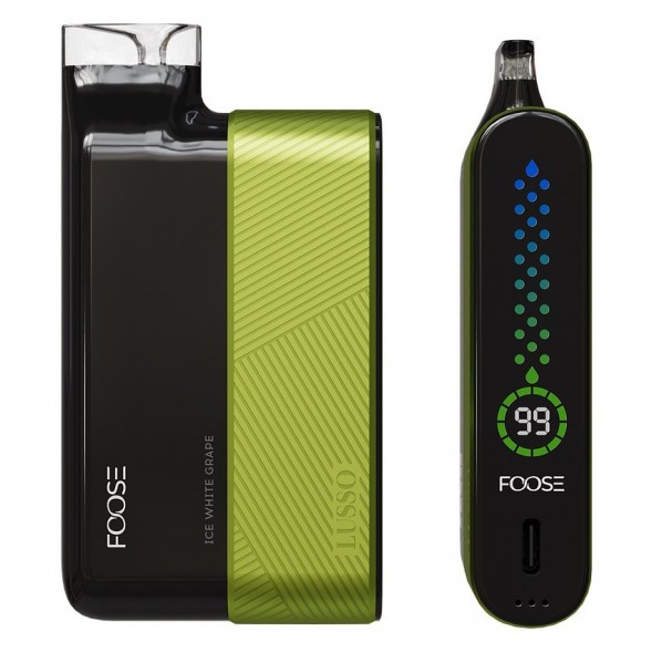 FOOSE LUSSO - Ледяной Белый Виноград (Ice White Grape, 10000 затяжек) купить в Перми