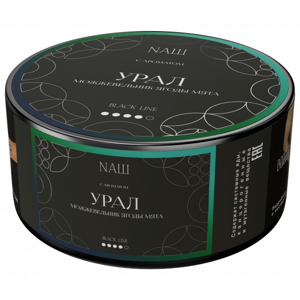 Табак NАШ BLACK - Урал (Можжевельник, Ягоды, Мята, 100 грамм) купить в Перми