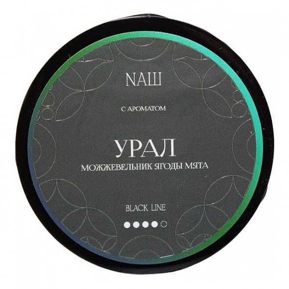 Табак NАШ BLACK - Урал (Можжевельник, Ягоды, Мята, 100 грамм) купить в Перми