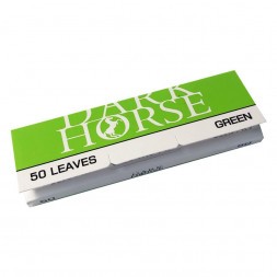 Бумага для самокруток DarkHorse - Regular Green (70х37 мм, 50 штук)