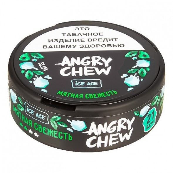 Табак жевательный Angry Chew Slim Medium - Мятная Свежесть (12 грамм) купить в Перми