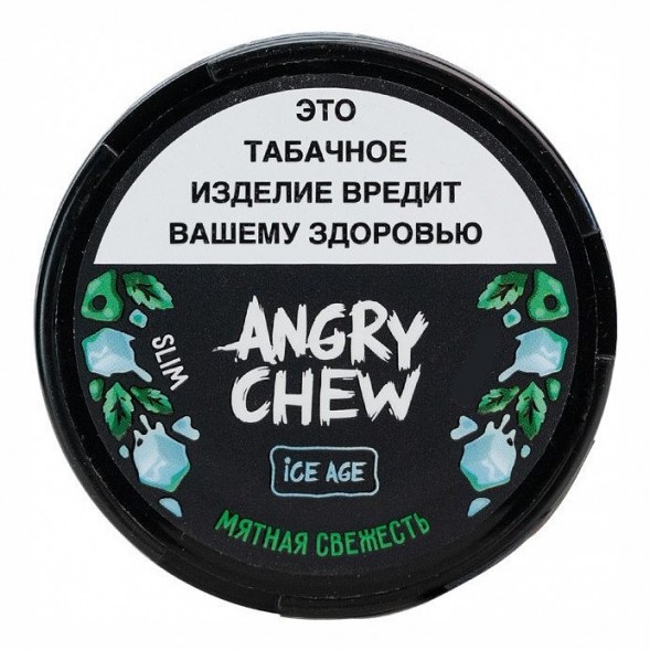 Табак жевательный Angry Chew Slim Medium - Мятная Свежесть (12 грамм) купить в Перми