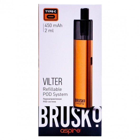 Электронная сигарета Brusko - Vilter (Оранжевый) купить в Перми