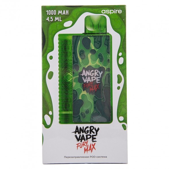 Электронная сигарета Brusko - Angry Vape Fury Max (Зелёный) купить в Перми