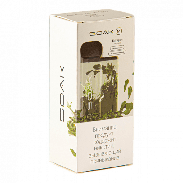SOAK M - Estragon (Тархун, 4000 затяжек) купить в Перми
