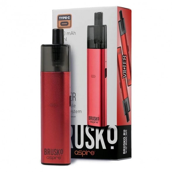 Электронная сигарета Brusko - Vilter (Красный) купить в Перми