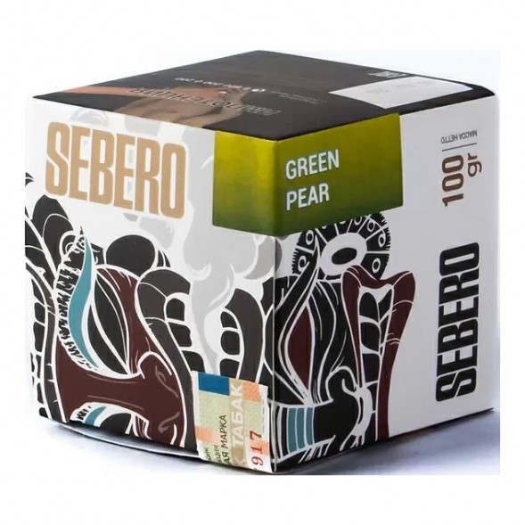 Табак Sebero - Green Pear (Зелёная Груша, 100 грамм) купить в Перми