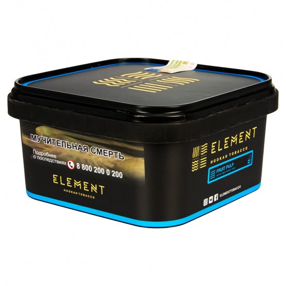 Табак Element Вода - Fruit Pulp NEW (Фруктовое Пюре, 200 грамм) купить в Перми