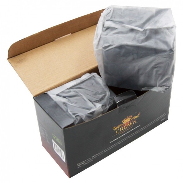 Уголь Crown (25 мм, 72 кубика) купить в Перми