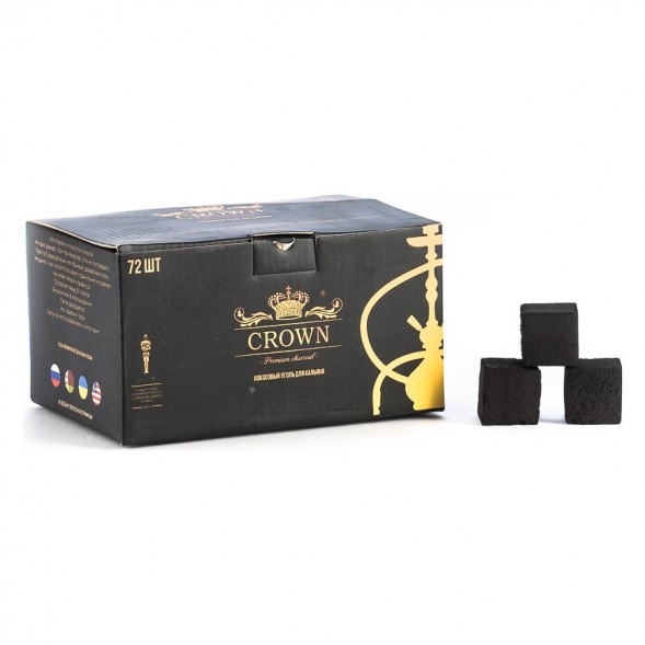 Уголь Crown (25 мм, 72 кубика) купить в Перми