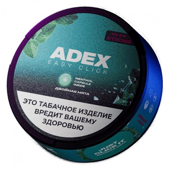 Табак жевательный ADEX ULTRA STRONG WIDE Click - Двойная Мята купить в Перми