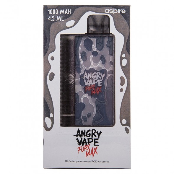Электронная сигарета Brusko - Angry Vape Fury Max (Чёрный) купить в Перми