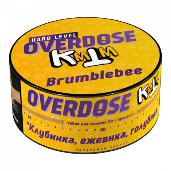 Табак Overdose - Brumblebee (Клубника, Ежевика, Голубика, 25 грамм) купить в Перми