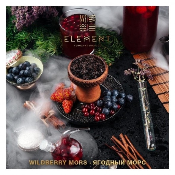 Табак Element Земля - Wildberry Mors NEW (Ягодный морс, 25 грамм) купить в Перми