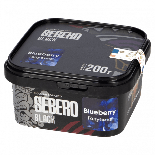 Табак Sebero Black - Blueberry (Голубика, 200 грамм) купить в Перми