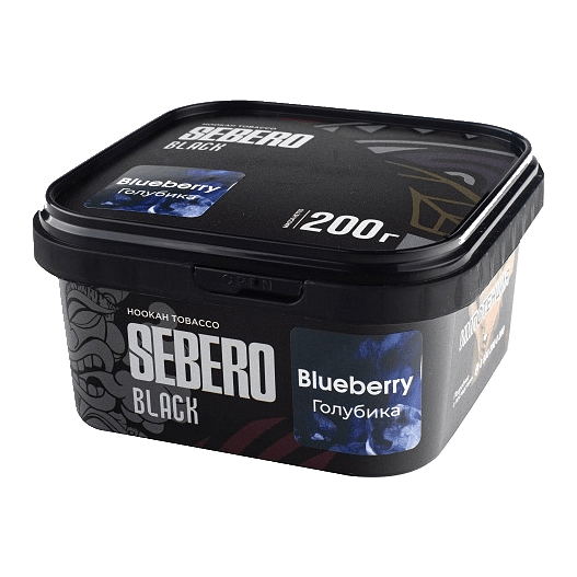 Табак Sebero Black - Blueberry (Голубика, 200 грамм) купить в Перми
