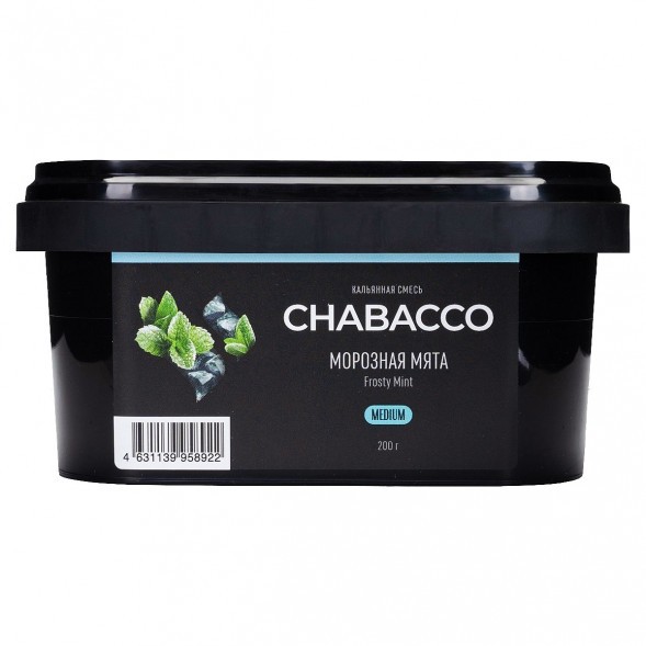 Смесь Chabacco MEDIUM - Frosty Mint (Морозная Мята, 200 грамм) купить в Перми