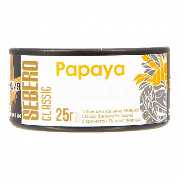 Табак Sebero - Papaya (Папайя, 25 грамм) купить в Перми