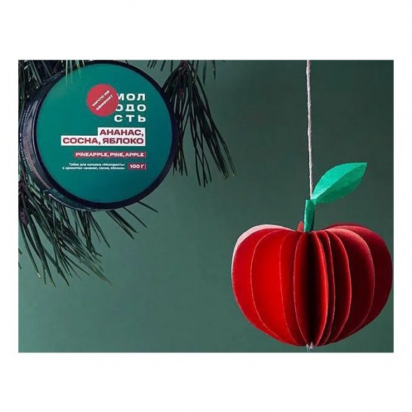 Табак Молодость - Pineapple Pine Apple (Ананас, Сосна, Яблоко, 100 грамм) купить в Перми