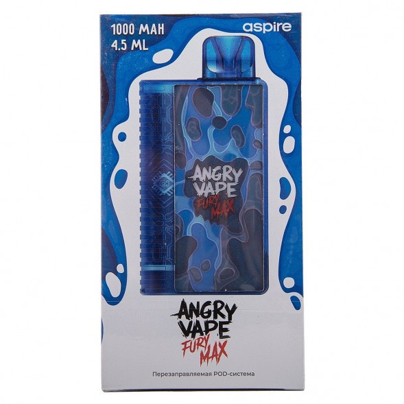 Электронная сигарета Brusko - Angry Vape Fury Max (Синий) купить в Перми