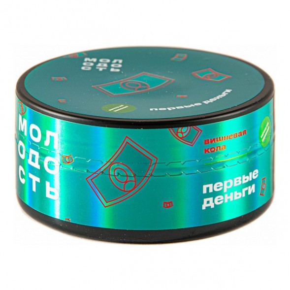 Табак Молодость - Первые Деньги (Вишнёвая Кола, 100 грамм) купить в Перми