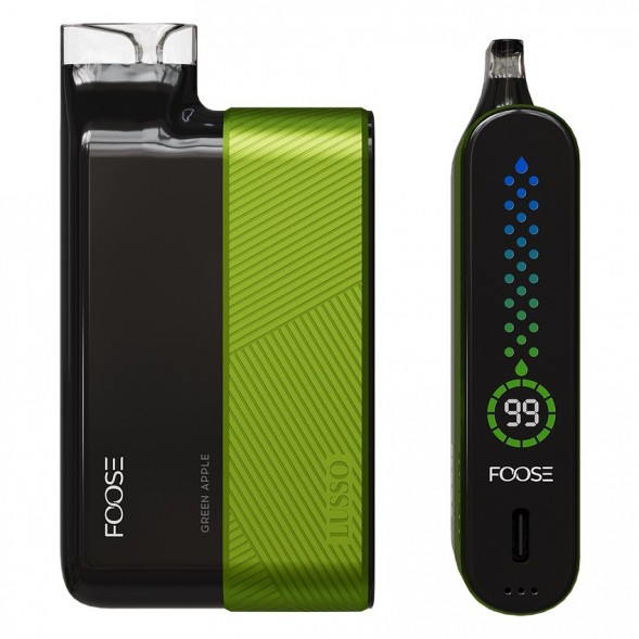 FOOSE LUSSO - Зелёное Яблоко (Green Apple, 10000 затяжек) купить в Перми