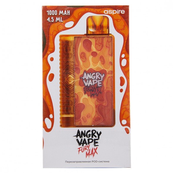 Электронная сигарета Brusko - Angry Vape Fury Max (Оранжевый) купить в Перми