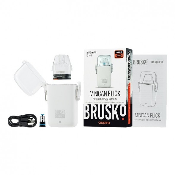 Электронная сигарета Brusko - Minican Flick (Фиолетовый) купить в Перми