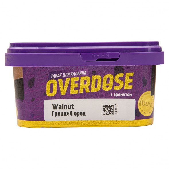 Табак Overdose - Walnut (Грецкий Орех, 200 грамм) купить в Перми