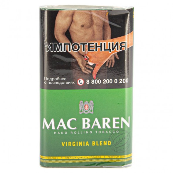 Табак сигаретный Mac Baren - Virginia Blend (40 грамм) купить в Перми