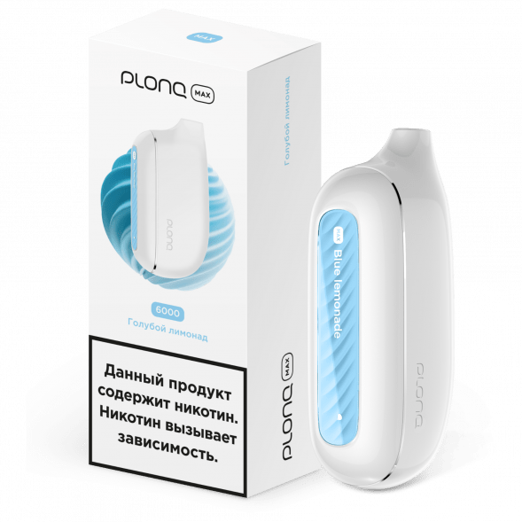PLONQ MAX - Голубой Лимонад (6000 затяжек) купить в Перми