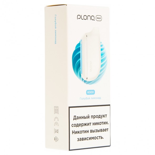 PLONQ MAX - Голубой Лимонад (6000 затяжек) купить в Перми