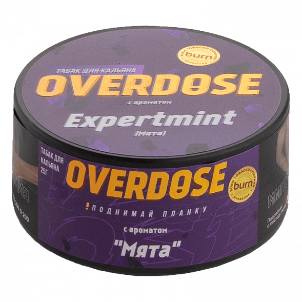 Табак Overdose - Expertmint (Мята, 25 грамм) купить в Перми