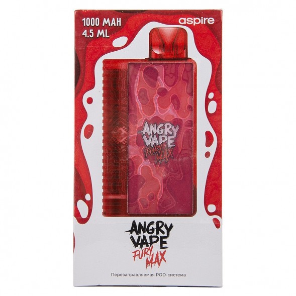 Электронная сигарета Brusko - Angry Vape Fury Max (Красный) купить в Перми