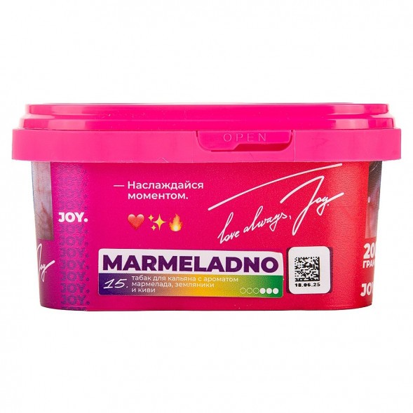 Табак Joy - Marmeladno (Мармелад, Земляника и Киви, 200 грамм) купить в Перми