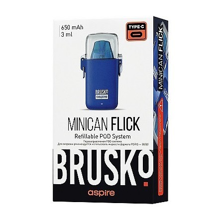 Электронная сигарета Brusko - Minican Flick (Синий) купить в Перми
