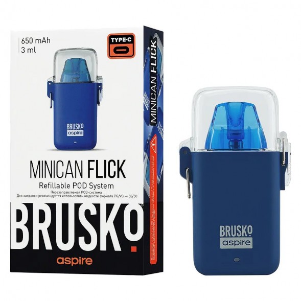 Электронная сигарета Brusko - Minican Flick (Синий) купить в Перми