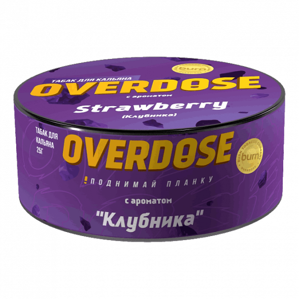 Табак Overdose - Strawberry (Клубника, 25 грамм) купить в Перми