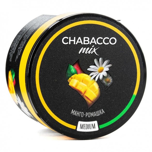 Смесь Chabacco MIX MEDIUM - Mango Camomile (Манго - Ромашка, 40 грамм) купить в Перми