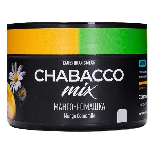 Смесь Chabacco MIX MEDIUM - Mango Camomile (Манго - Ромашка, 40 грамм) купить в Перми