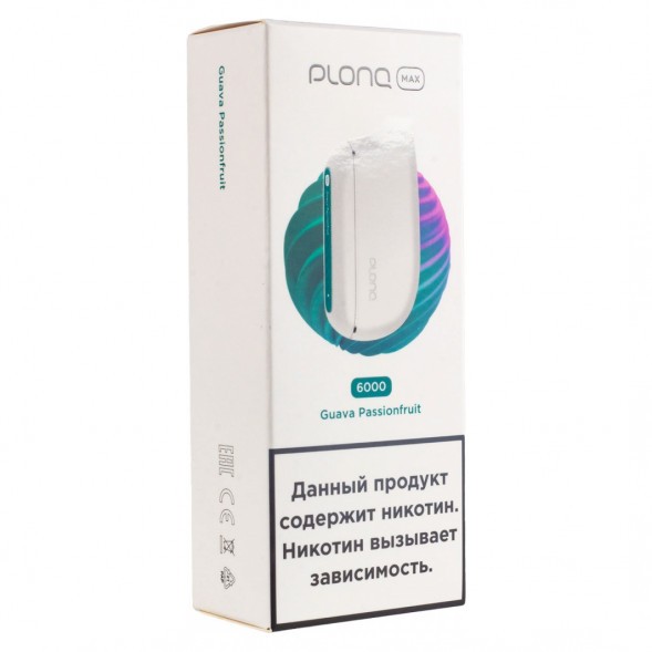 PLONQ MAX - Гуава Маракуйя (6000 затяжек) купить в Перми