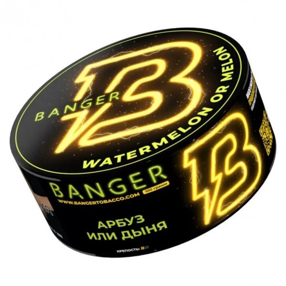 Табак Banger - Watermelon or Melon (Арбуз или Дыня, 100 грамм) купить в Перми