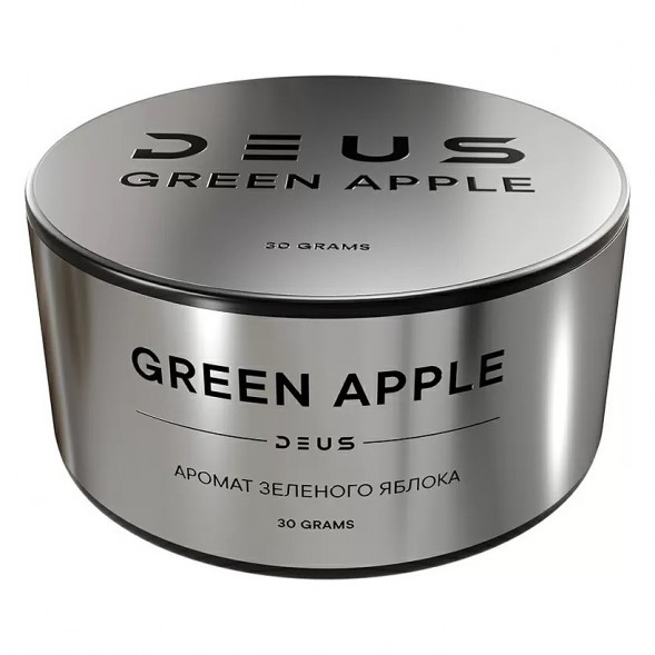 Табак Deus - Green Apple (Зелёное Яблоко, 30 грамм) купить в Перми