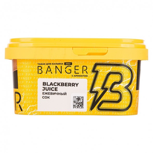 Табак Banger - Blackberry Juice (Ежевичный Сок, 200 грамм) купить в Перми