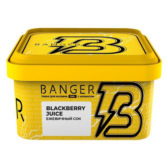 Табак Banger - Blackberry Juice (Ежевичный Сок, 200 грамм) купить в Перми