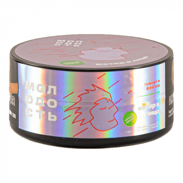 Табак Молодость - Ветер в Лицо (Гранат и Фейхоа, 25 грамм) купить в Перми