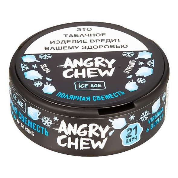 Табак жевательный Angry Chew Slim Strong - Полярная Свежесть (12 грамм) купить в Перми